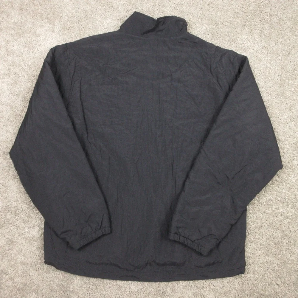 Army Black Knights Jacket Mens Medium Black Weatherproof Fleece Windbreaker EUC